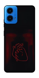 Чехол на Motorola Moto G45 Красное сердце фото 1 из 1