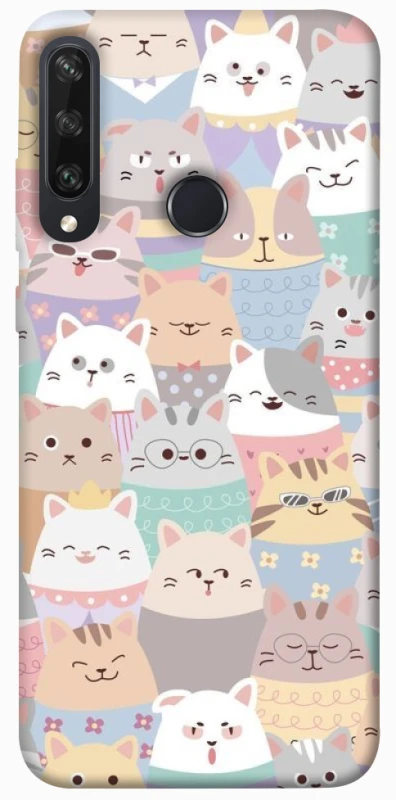 Чохол на Huawei Y6p Funny Kittens ver.2 фото 1 з 1
