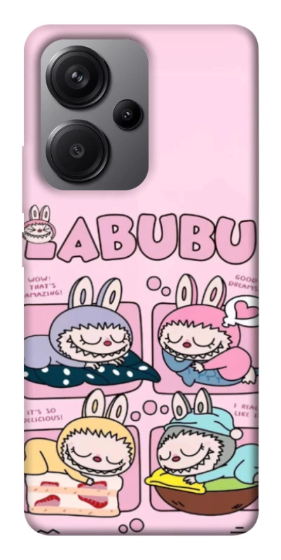 Чохол на Xiaomi Redmi Note 13 Pro+ Labubu Dreams Collage фото 1 з 1