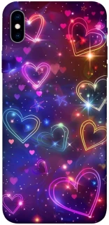 Чохол на Apple iPhone XS Max (6.5") Drawn hearts фото 1 з 1