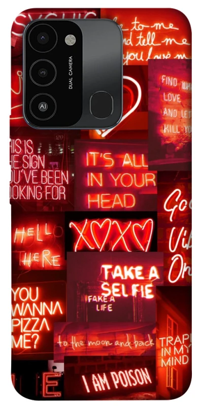 Чохол на TECNO Spark 8C Love collage ver.7 фото 1 з 1