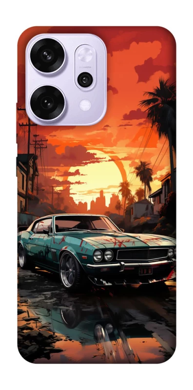 Чохол на Oppo Reno 14 Pro Car at sunset фото 1 з 1