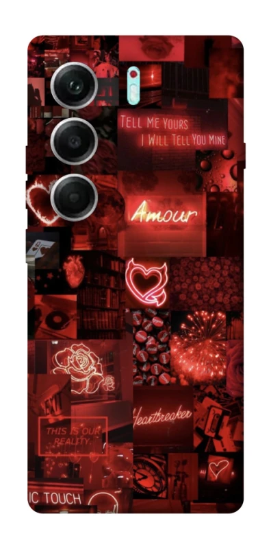 Чохол на Tecno Camon 40 Pro Love collage ver.6 фото 1 з 1