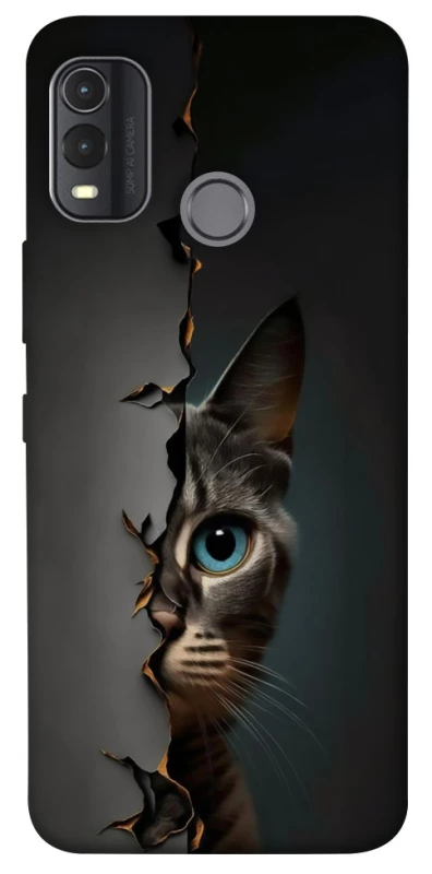 Чохол на Nokia G11 Plus Кіт-підглядач v2 фото 1 з 1