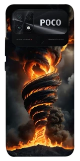 Чехол на Xiaomi Poco C40 Огненный торнадо фото 1 из 1