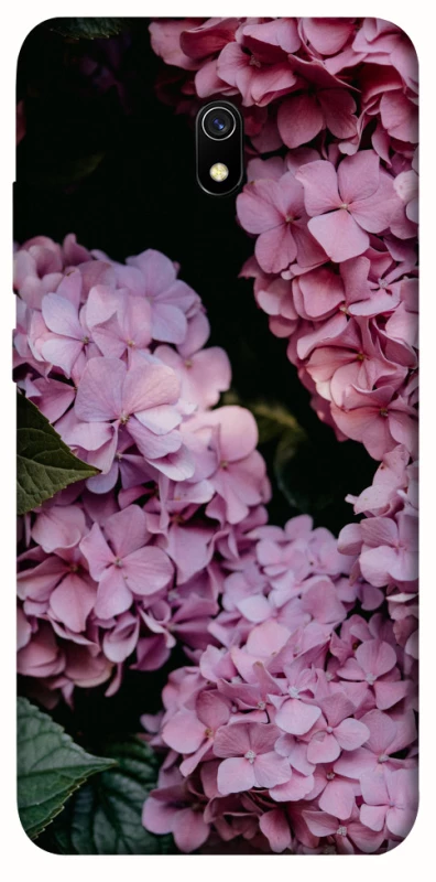 Чохол на Xiaomi Redmi 8a Рожеві гартензії фото 1 з 1