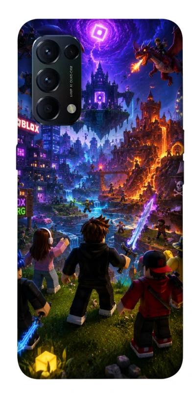 Чохол на Oppo Reno 5 4G Roblox aesthetics ver.12 фото 1 з 1