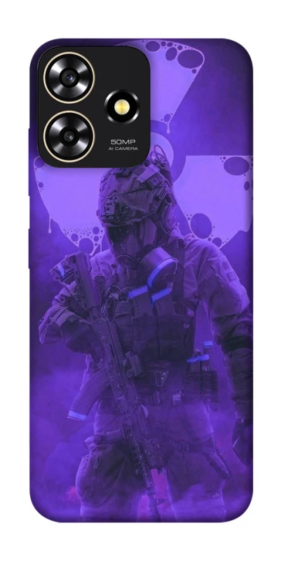 Чехол на ZTE Blade A73 4G Радиация v6 фото 1 из 1