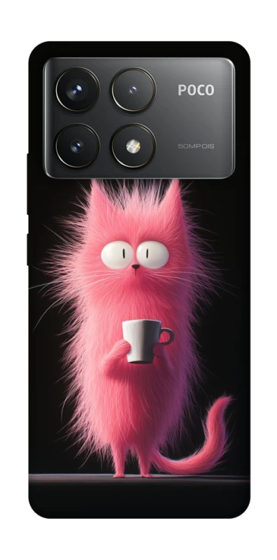 Чохол на Xiaomi Poco F6 Pro Рожеве кошеня фото 1 з 1