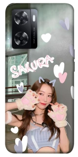 Чохол на Oppo A77s Sakura - LE SSERAFIM фото 1 з 1