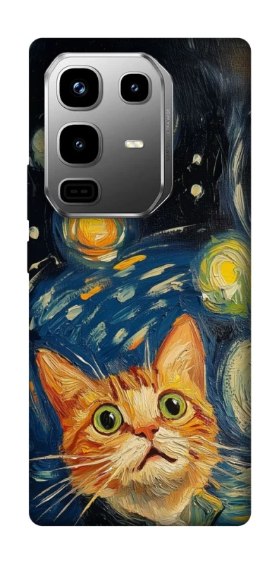 Чехол на Infinix Note 50 Pro paint cat фото 1 из 1