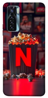 Чехол на TECNO Camon 17 Pro Netflix and popcorn фото 1 из 1