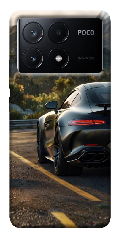 Чохол на Xiaomi Poco X6 Car in the mountains фото 1 з 1