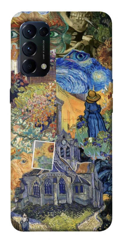 Чохол на Oppo Reno 5 4G Van Gogh collage фото 1 з 1