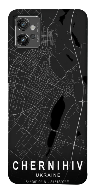 Чохол на Motorola Moto G32 Chernihiv map фото 1 з 1