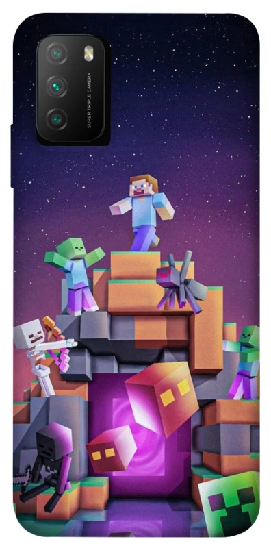 Чохол на Xiaomi Poco M3 Minecraft aesthetics фото 1 з 1