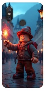 Чохол на Xiaomi Mi 8 Roblox Fire Logo Blue Flames фото 1 з 1