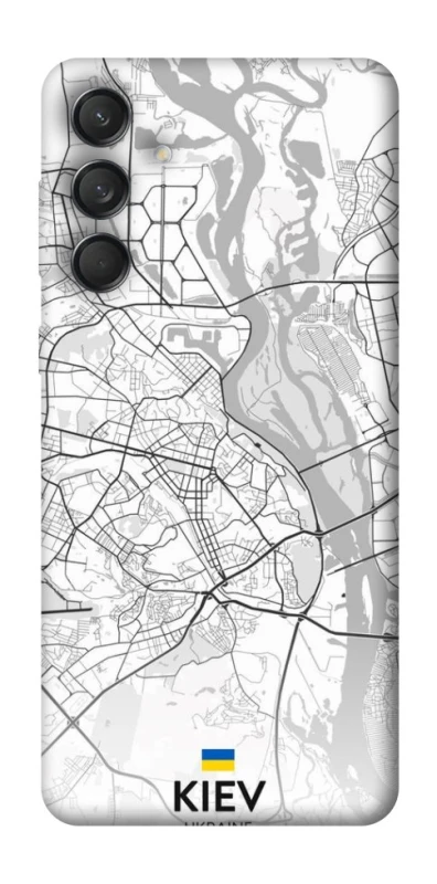 Чехол на Samsung Galaxy M55 Kiev white map фото 1 из 1