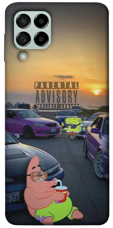 Чохол на Samsung Galaxy M53 5G Патрік на перегонах фото 1 з 1