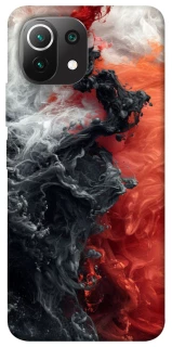 Чохол на Xiaomi Mi 11 Lite Black and Red фото 1 з 1