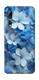 Чохол на ZTE Axon 10 Pro Сині квіти фото 1 з 1
