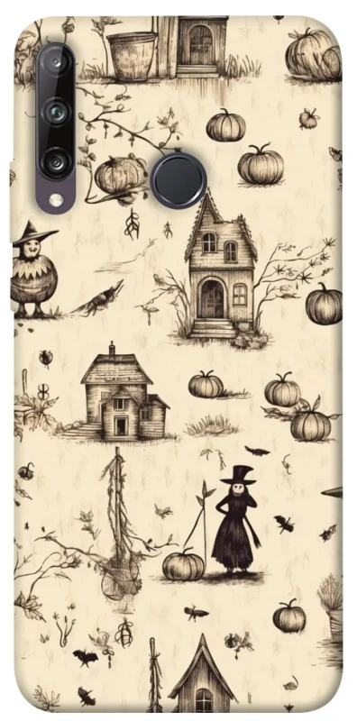 Чохол на Huawei P40 Lite E Halloween aesthetic ver.1 фото 1 з 1