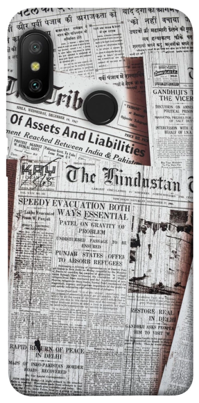 Чохол на Xiaomi Mi A2 Lite / Xiaomi Redmi 6 Pro Газети фото 1 з 1