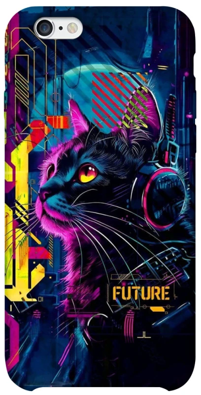 Чохол на Apple iPhone 6/6s (4.7") Cyber Cat v2 фото 1 з 1