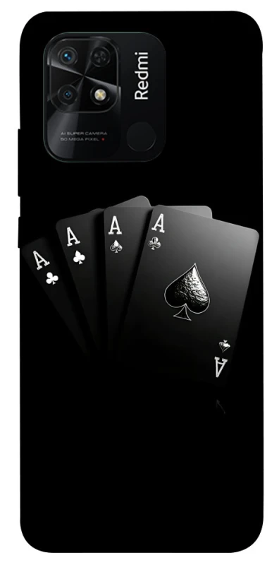 Чохол на Xiaomi Redmi 10C Black Cards фото 1 з 1