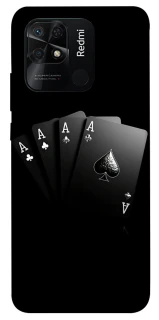 Чехол на Xiaomi Redmi 10C Black Cards фото 1 из 1