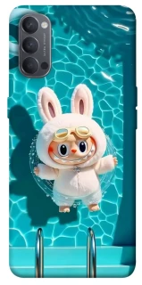 Чехол на Oppo Reno 4 Labubu in the pool ver.2 фото 1 из 1