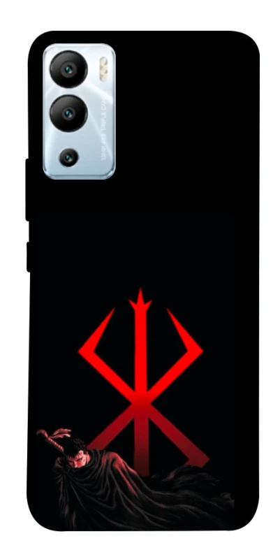 Чохол на Infinix Hot 12i Berserk Red Logo фото 1 з 1