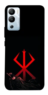Чохол на Infinix Hot 12i Berserk Red Logo фото 1 з 1