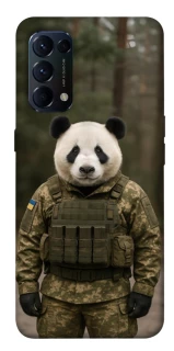Чехол на Oppo Reno 5 4G Панда защитник фото 1 из 1