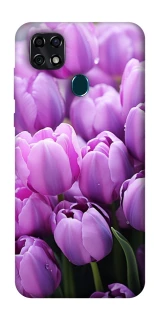 Чехол на ZTE Blade 20 Smart Фиолетовые тюльпаны фото 1 из 1