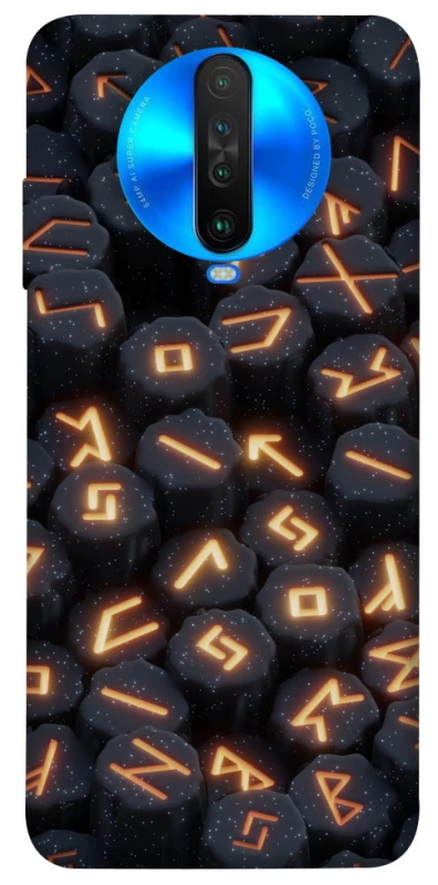 Чохол на Xiaomi Poco X2 Вогняні руни фото 1 з 1