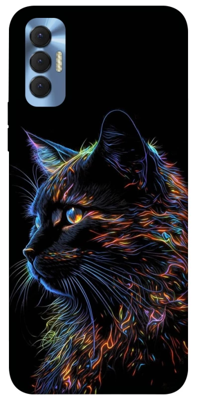 Чохол на TECNO Spark 8P Чорний кіт фото 1 з 1