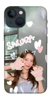 Чехол на Apple iPhone 13 mini (5.4") Sakura - LE SSERAFIM фото 1 из 1