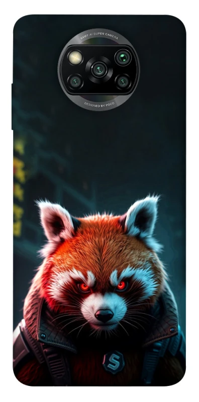 Чохол на Xiaomi Poco X3 NFC / Poco X3 Pro Cyber Red Panda фото 1 з 1