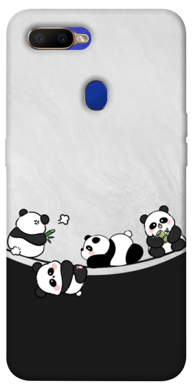 Чехол на Oppo A5s Four pandas фото 1 из 1