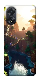 Чехол на Oppo A18 Minecraft sunset фото 1 из 1