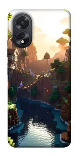 Чехол на Oppo A38 Minecraft sunset фото 1 из 1