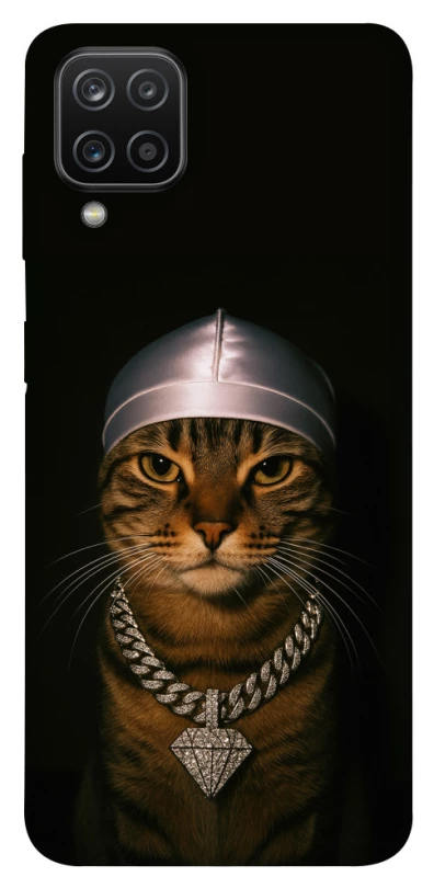 Чохол на Samsung Galaxy A12 Cat in Bling фото 1 з 1