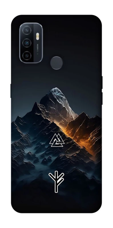 Чехол на Oppo A53 / A32 / A33 Руны в горах фото 1 из 1