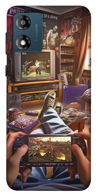 Чохол на Motorola Moto E13 Retro style v4 фото 1 з 1