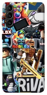 Чехол на Samsung Galaxy S21+ Roblox collage ver.1 фото 1 из 1