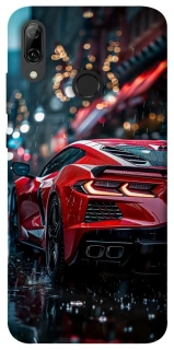 Чехол на Huawei P Smart (2019) Red sports car фото 1 из 1