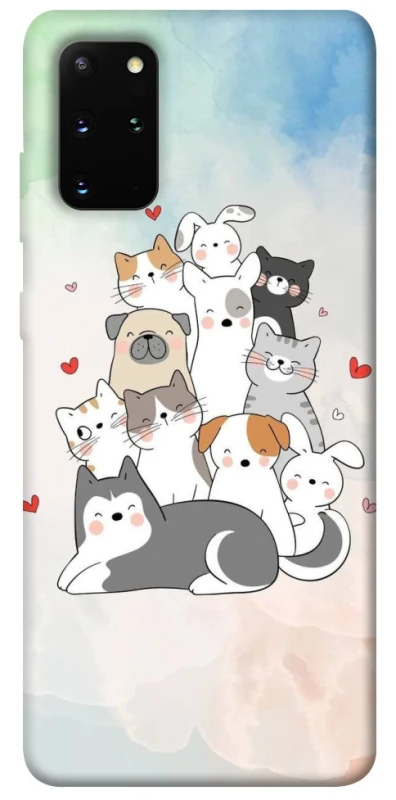 Чохол на Samsung Galaxy S20+ Funny Pets ver.2 фото 1 з 1