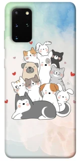 Чохол на Samsung Galaxy S20+ Funny Pets ver.2 фото 1 з 1