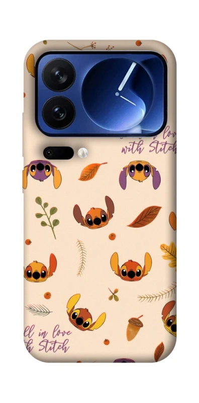 Чехол на Xiaomi 17 Pro Fall in love with Stitch фото 1 из 1